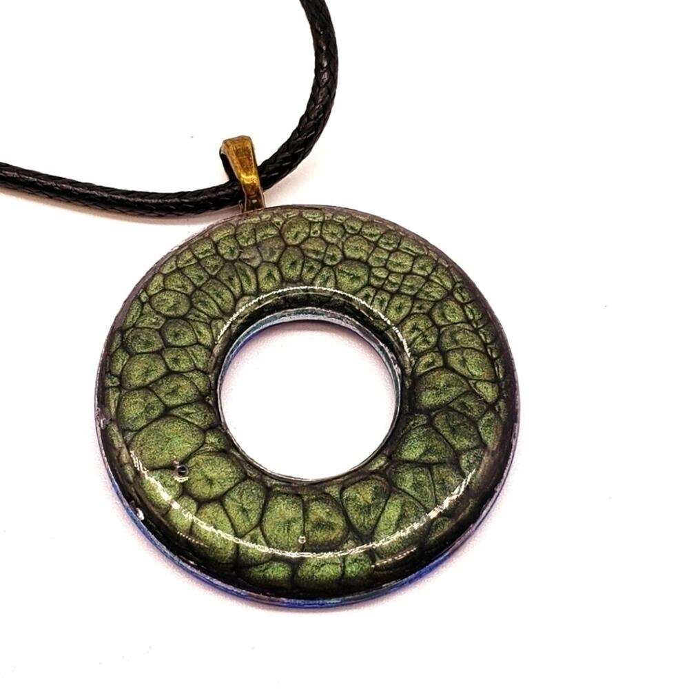 Prism Painted Pendant Necklace